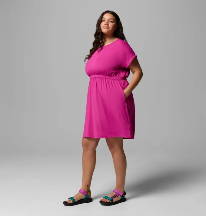 Vestido de manga corta Chill River™ para mujer – Tallas grandes Vestido de manga corta Chill River™ para mujer – Tallas grandes
