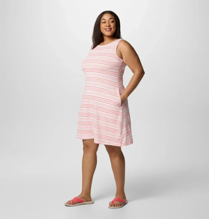 Vestido estampado Chill River™ para mujer – Tallas grandes Vestido estampado Chill River™ para mujer – Tallas grandes