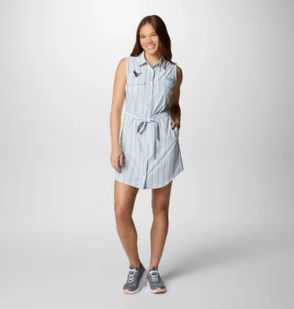 Vestido tejido PFG Sun Drifter™ II para mujer – Houston Texans Vestido tejido PFG Sun Drifter™ II para mujer – Houston Texans