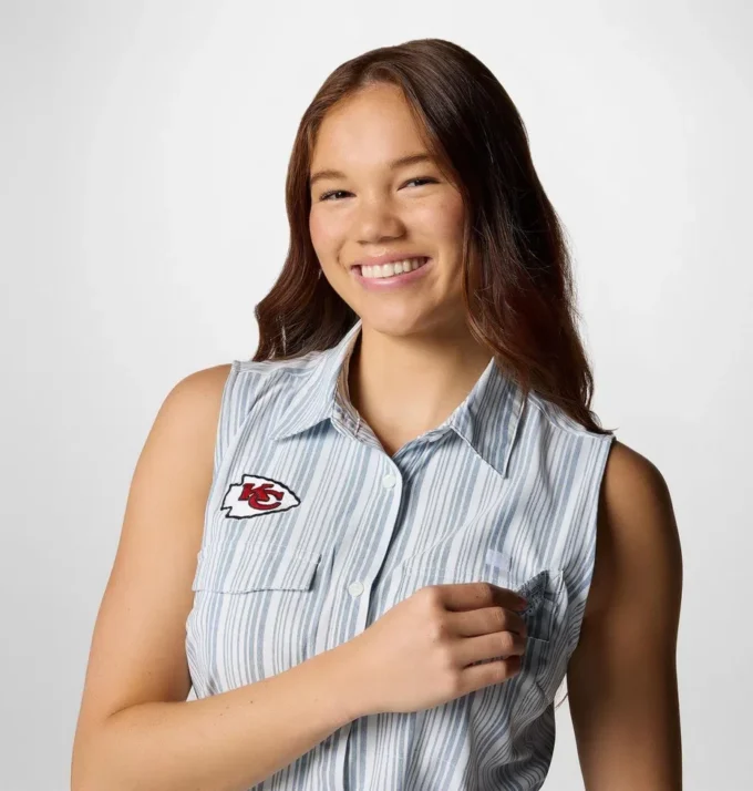 Vestido tejido PFG Sun Drifter™ II para mujer – Kansas City Chiefs Vestido tejido PFG Sun Drifter™ II para mujer – Kansas City Chiefs